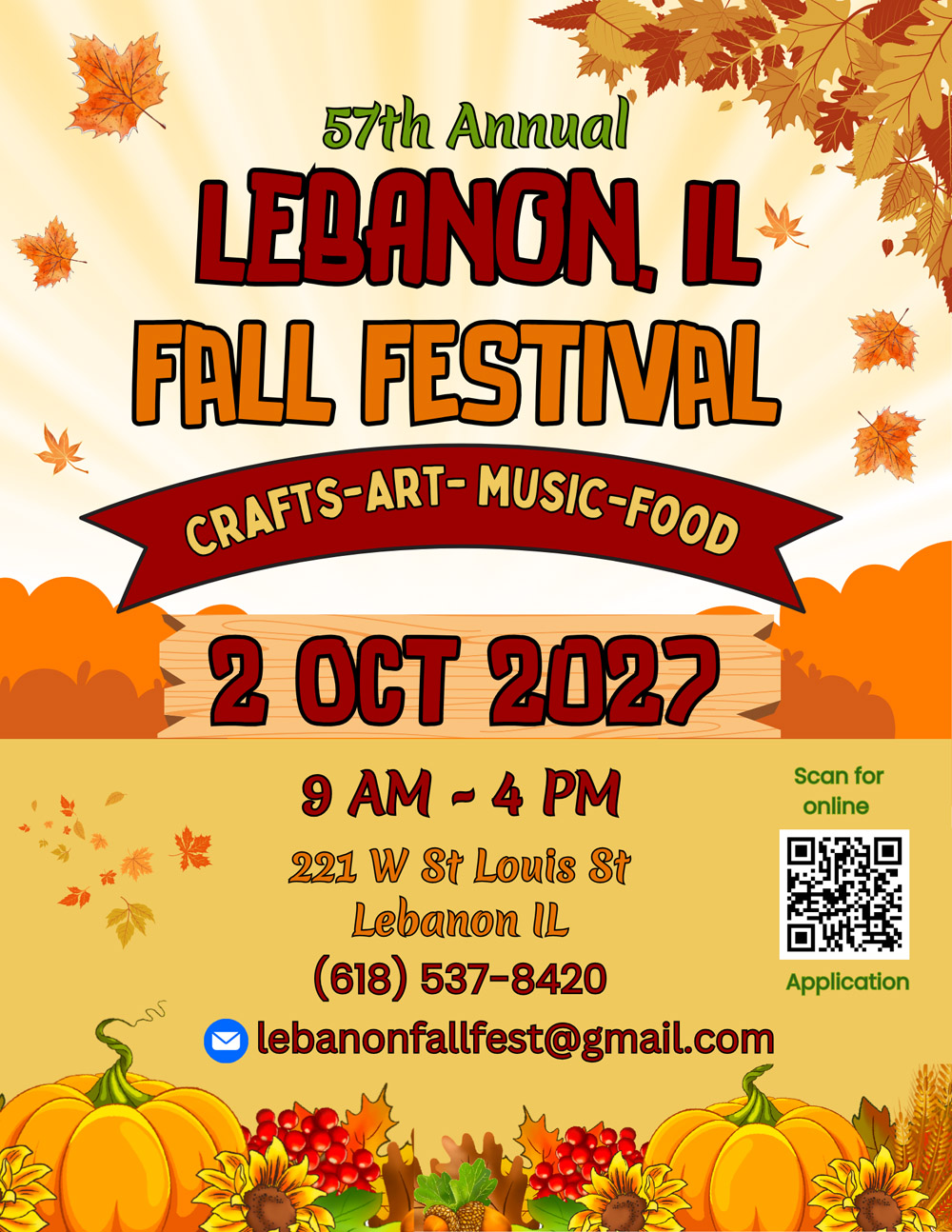 Fall Festival 2026 Flyer